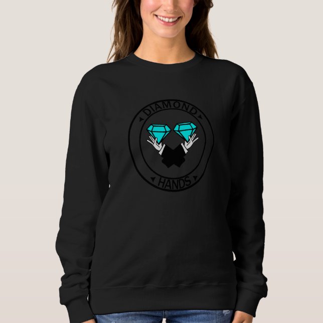 Sweatshirt Mains de diamant (Devant)
