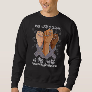 Sweatshirt Mains Le combat de ma femme est mon combat Awar de