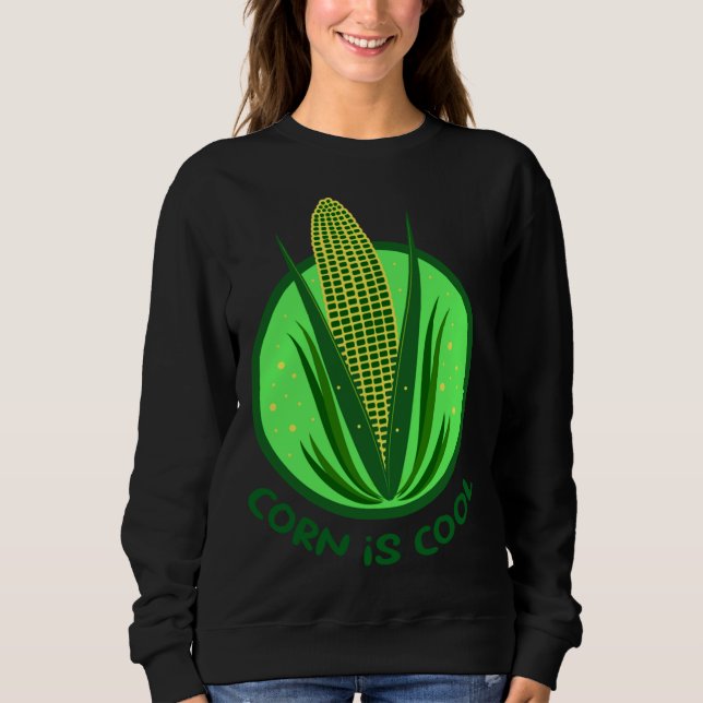 Sweatshirt Maïs Maize Plante Grain Végétal (Devant)