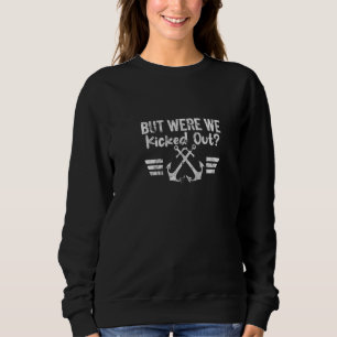 Sweatshirt MAIS NOUS AVONS ÉTÉ VIRÉS Ancre rétro style marine