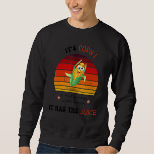 Sweatshirt Maïs Rieur Fou Drôle, Plus Gros Morceau Avec des B