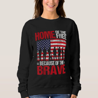 Sweatshirt Maison De La Liberté À Cause De La Brave Fla Améri