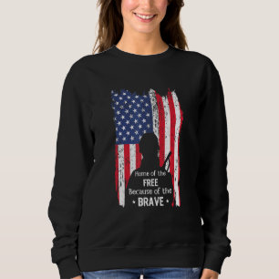 Sweatshirt Maison De La Liberté À Cause De La Brave Fla Améri