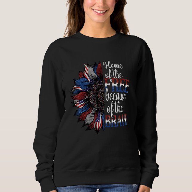 Sweatshirt Maison De La Libre À Cause Du Brave Sunflower Am (Devant)