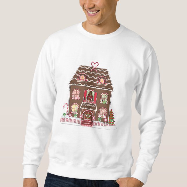 Sweatshirt Maison de pain d'épices (Devant)