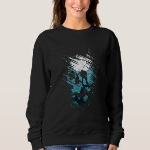 Sweatshirt Maison du Crâne Humain Hantée Effrayante Horreur H