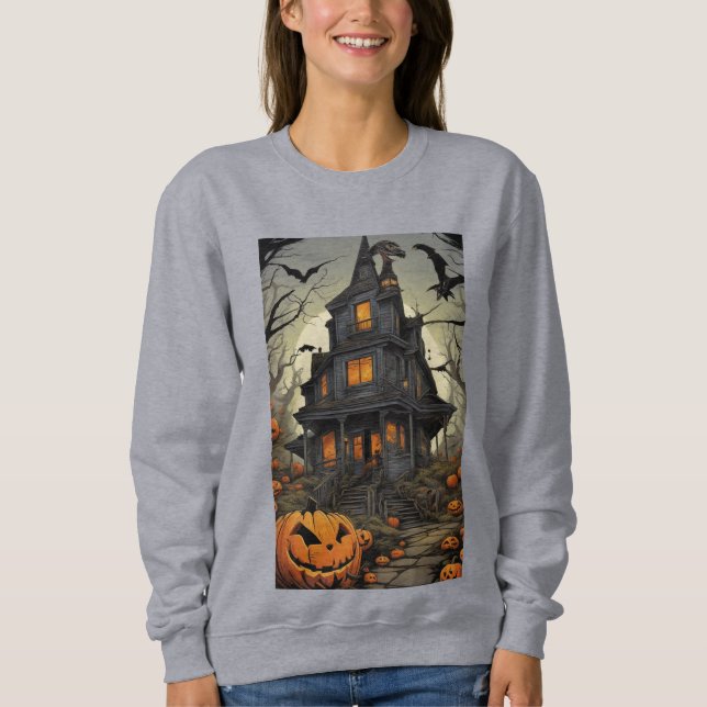 Sweatshirt Maison hantée (Devant)