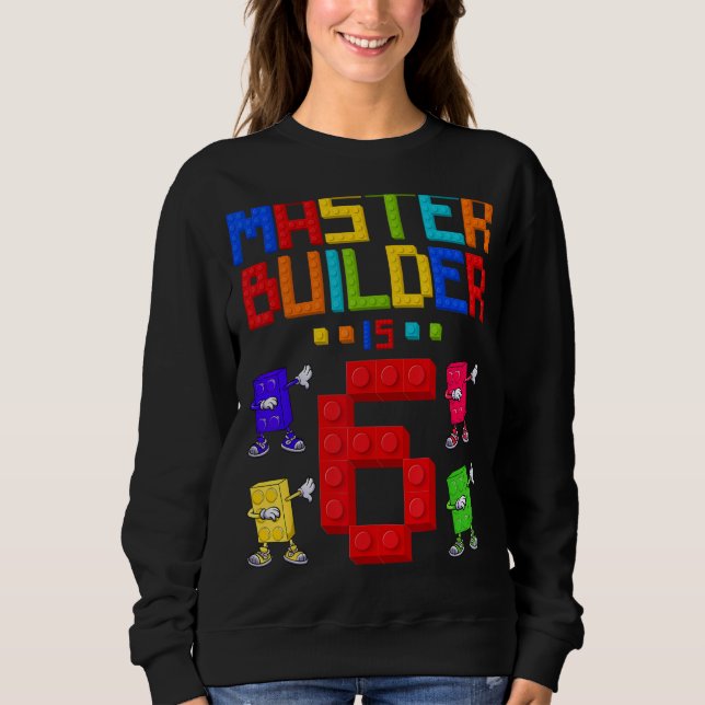 Sweatshirt Maître Constructeur 6 ans Bâtiment 6 Ans (Devant)