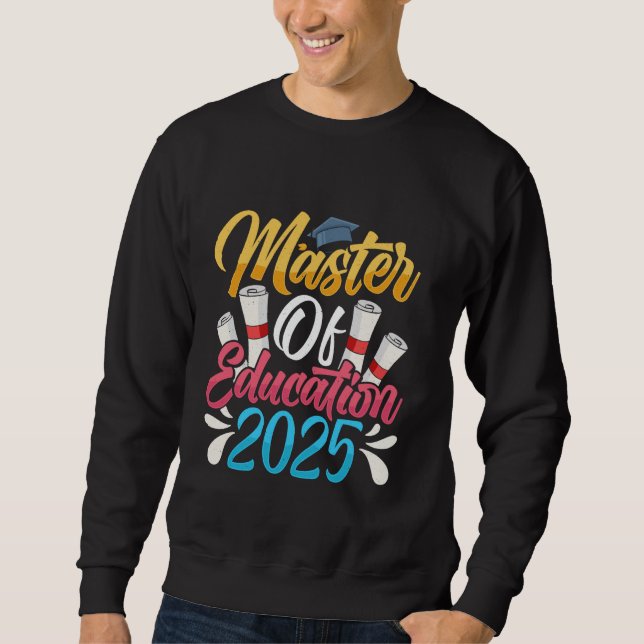 Sweatshirt MAÎTRE DE L'ÉDUCATION 2025 Enseignants de master (Devant)