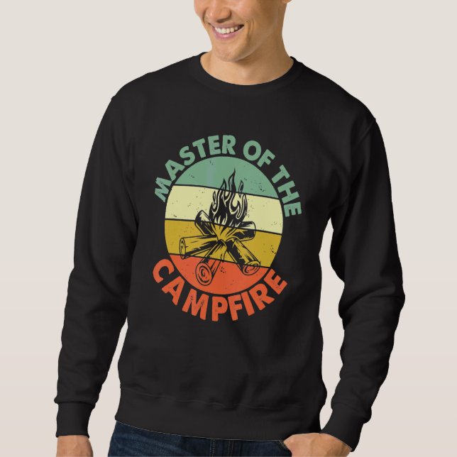 Sweatshirt Maître Du Camping Papa Camping Papa (Devant)
