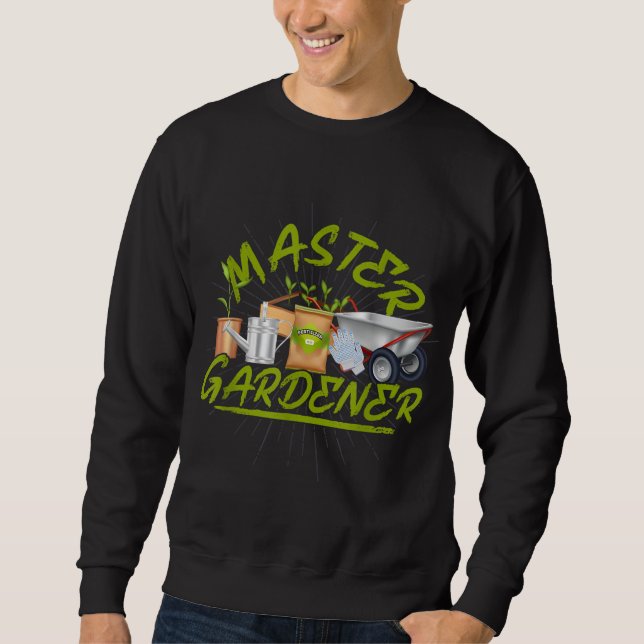Sweatshirt Maître jardinier Jardinage (Devant)