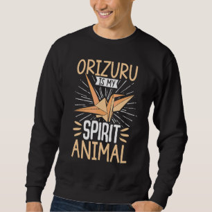 Sweatshirt Maître Origami Pliage de Papier Artisanat Grue Ori