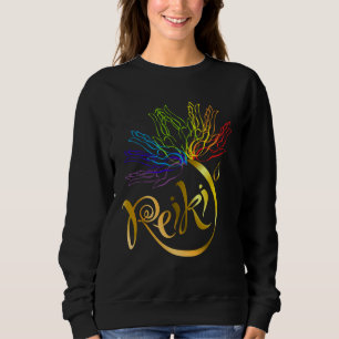 Sweatshirt Maître Reiki Guérison Spirituelle Énergie Chakras 