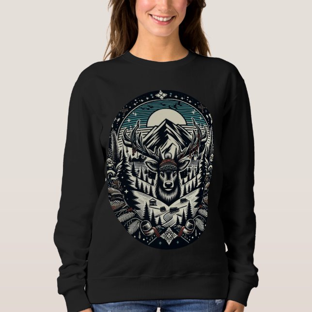 Sweatshirt Majestic Deer (Devant)