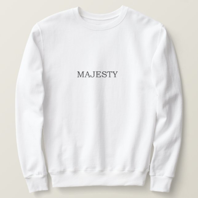 Sweatshirt "Majesty in Monochrome - Eagle Graphic" (Design devant)