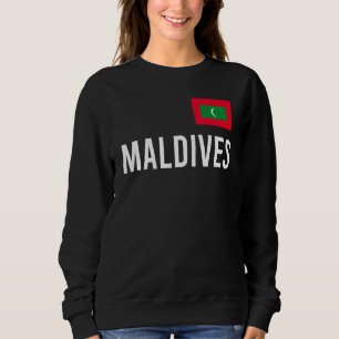 Sweatshirt Maldives Femmes Hommes Enfants Maldives Drapeau So
