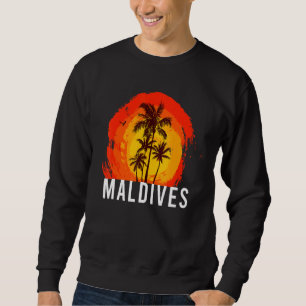 Sweatshirt Maldives I Palms I Maldives Diver Vacationale Tour