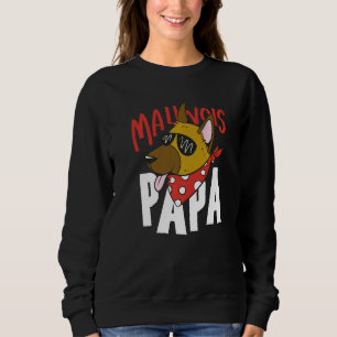 Sweatshirt Malinois Chien Papa Belge Berger Lunettes de solei
