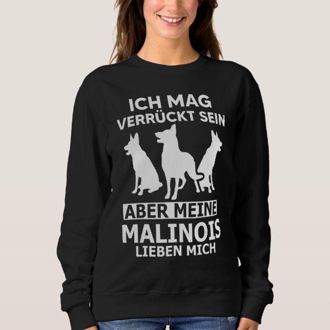 Sweatshirt Malinois Malinois Berger Chien Police Chien (Devant)