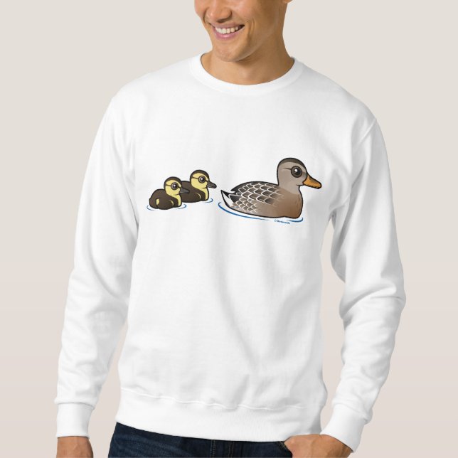 Sweatshirt Mallard et deux canetons (Devant)