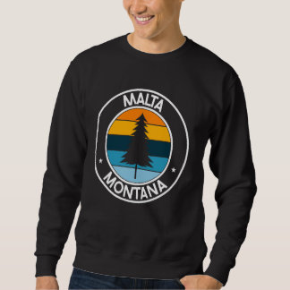 Sweatshirt Malte Montana MT USA City Pride Retro Sunset