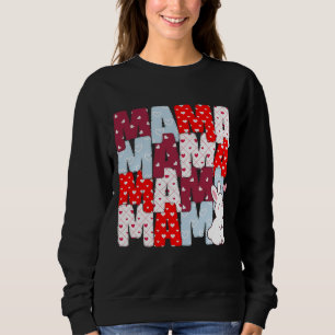 Sweatshirt "MAMA" Bunny Stack pour Moms