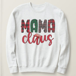 Sweatshirt Mama Claus Famille Correspondant vêtement de Noël