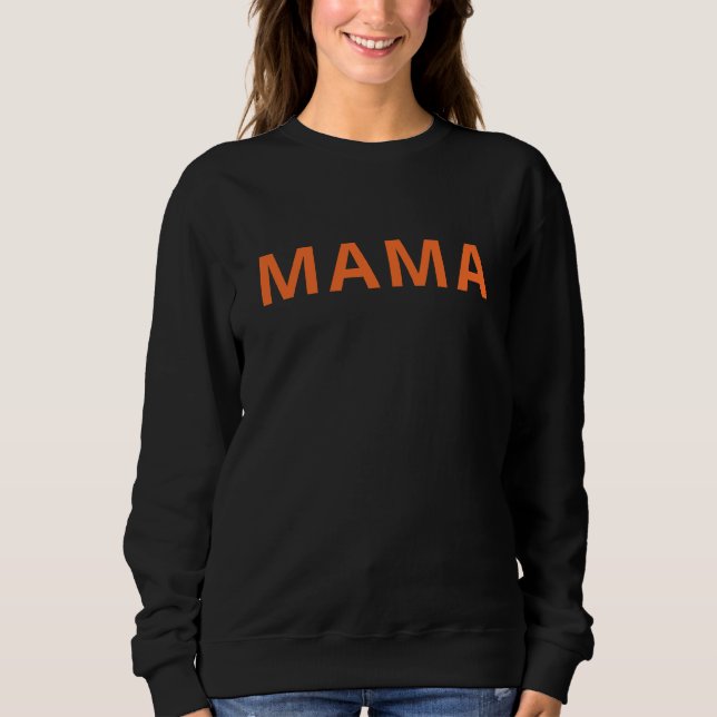Sweatshirt Mama et Mamas Citrouille de l'automne Cadeaux asso (Devant)