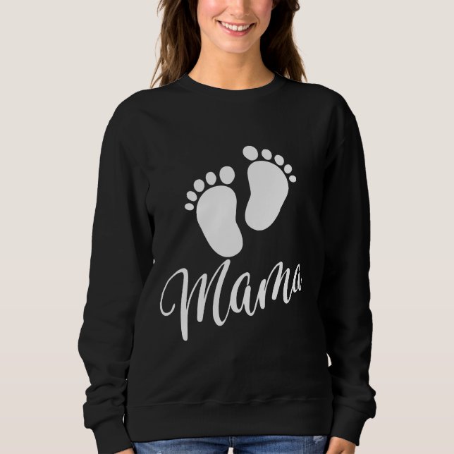 Sweatshirt Mama Foot Pour La Fête Des Mères (Devant)
