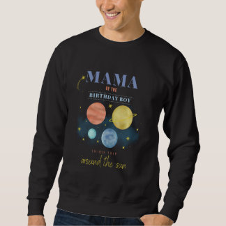 Sweatshirt Mama Maman 3e Anniversaire Troisième Voyage Autour