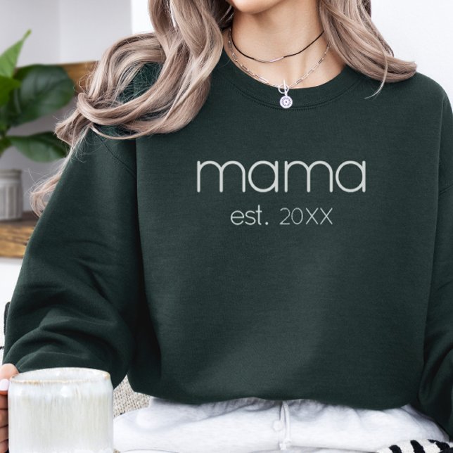 Sweatshirt Mama personnalisée (Custom Mama Sweatshirt)