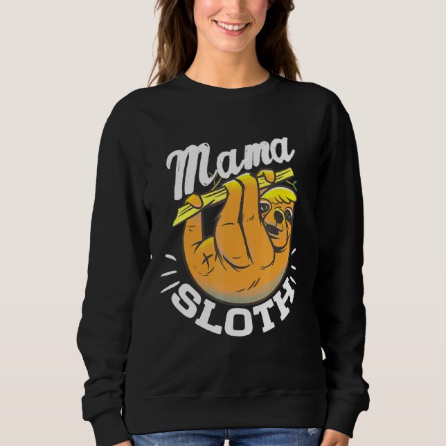 Sweatshirt Mama Sloth (Devant)