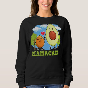 Sweatshirt Mamacado Mama Avocado Avec Graine Vegan Maman Mère