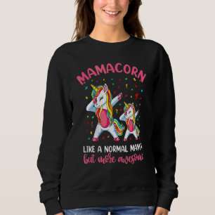 Sweatshirt Mamacorn Mama Unicorn Unicorn Birthday Mothers Da