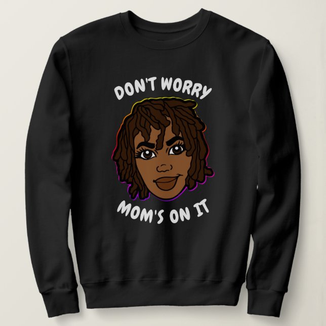Sweatshirt MAMAN afro-américaine (Design devant)