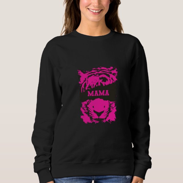 Sweatshirt maman avec impression tigre (Devant)
