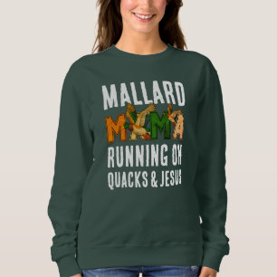 Sweatshirt Maman colvert personnalisée en faux strass