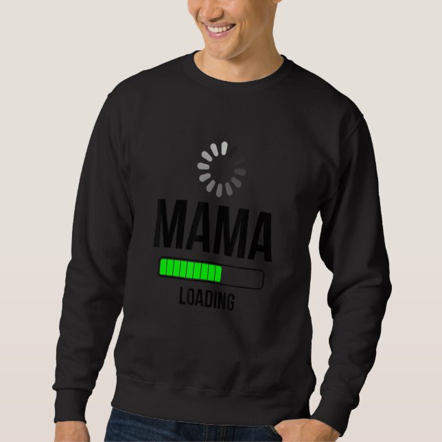 Sweatshirt Maman Cool Chargement   Illustration   Conceptions (Devant)
