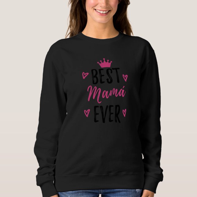 Sweatshirt Maman cubaine (Devant)