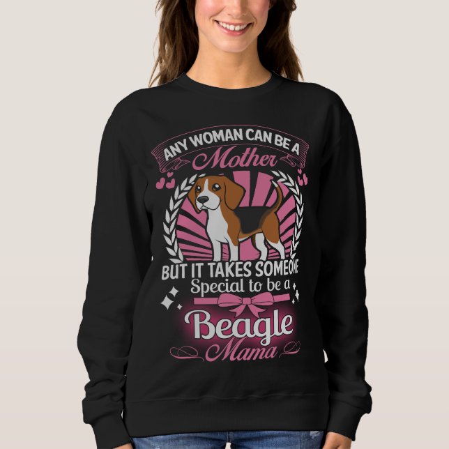 Sweatshirt Maman de beagle (Devant)