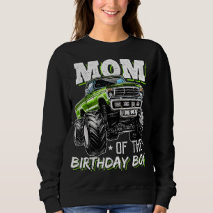 Sweatshirt Maman de Birthday Boy Monster Truck Anniversaire N