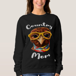 Sweatshirt Maman de campagne pour maman de ferme ou vache mam