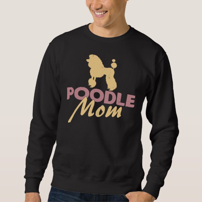 Sweatshirt Maman de caniche (Devant)