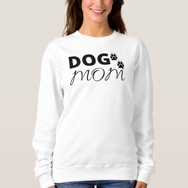 Sweatshirt Maman de chien (Devant)