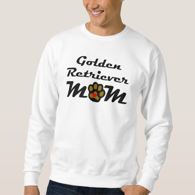 Sweatshirt Maman de golden retriever (Devant)