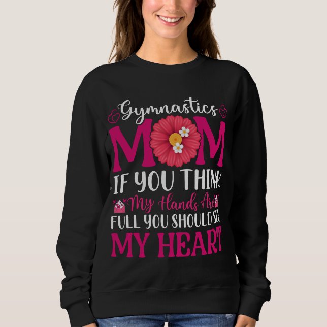 Sweatshirt Maman de gymnastique (Devant)