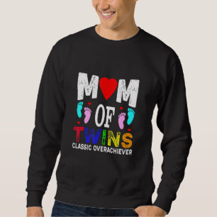 Sweatshirt Maman De Jumeaux Classique Overachiever Twins Femm