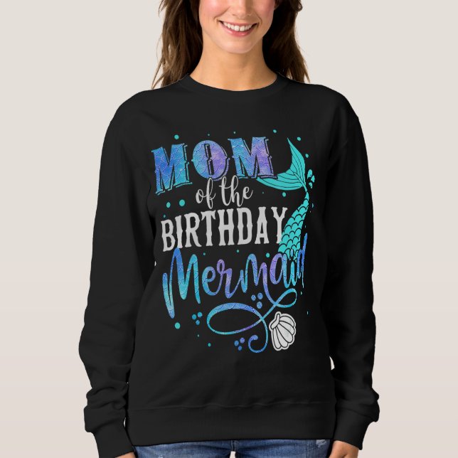 Sweatshirt Maman De L'Anniversaire Fête De Correspondance De  (Devant)
