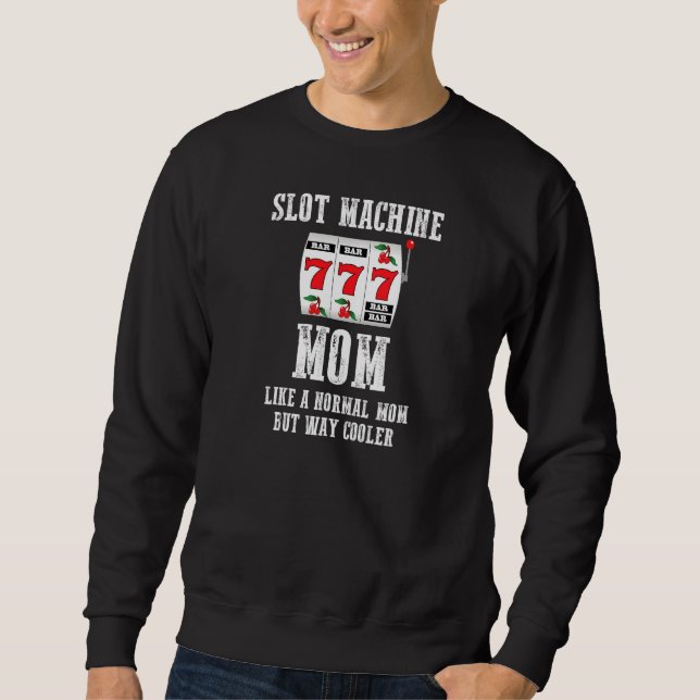 Sweatshirt Maman de machine à sous féminine comme une maman n (Devant)