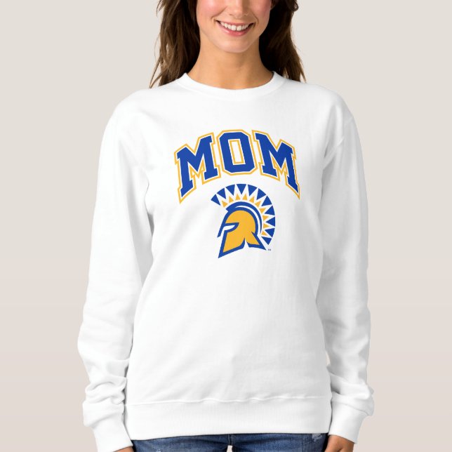 Sweatshirt Maman de Spartans d'état de San Jose (Devant)